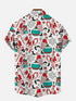 Men's Christmas Funny Graphic Short Sleeve Hawaiian Shirt